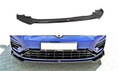 Voorspoiler VW Golf 7.5 R Facelift Glans Zwart