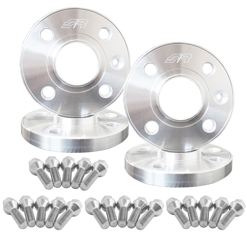 Simoni Racing Aluminium Spoorverbreder Set - 2x16,5mm(VA) - 2x19mm(AA) (Naaf 60,1mm) inclusief wielbouten -  Renault diversen