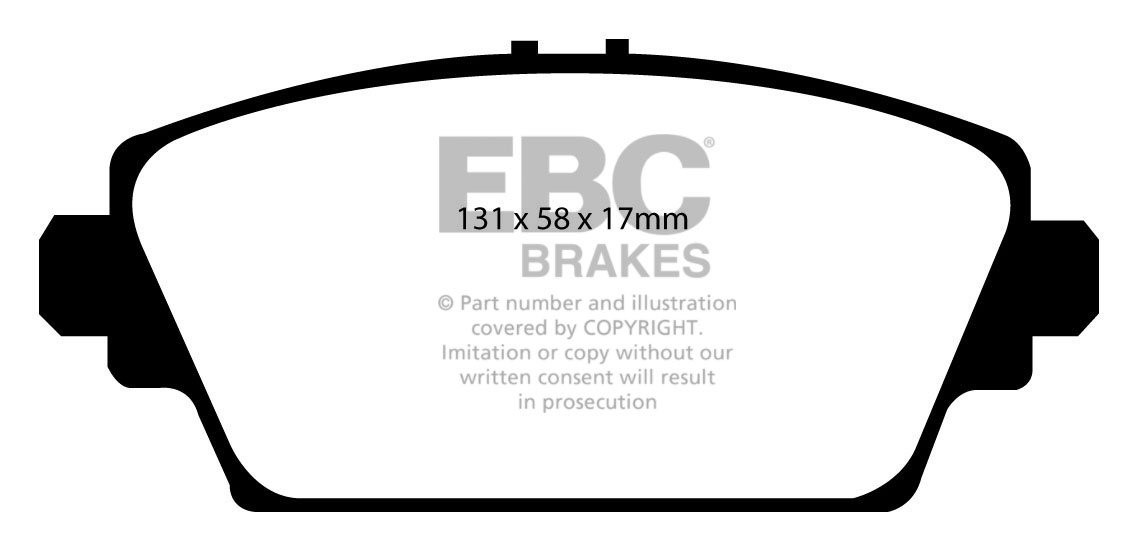 EBC Brakes HONDA Accord 1.8 (CG) 98-2003 Remblokken voorzijde gr