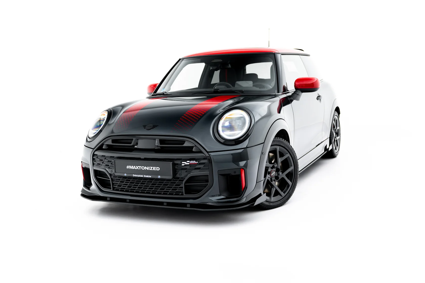 Street Pro Voorspoilerr + Flaps Mini Cooper John Cooper Works F65