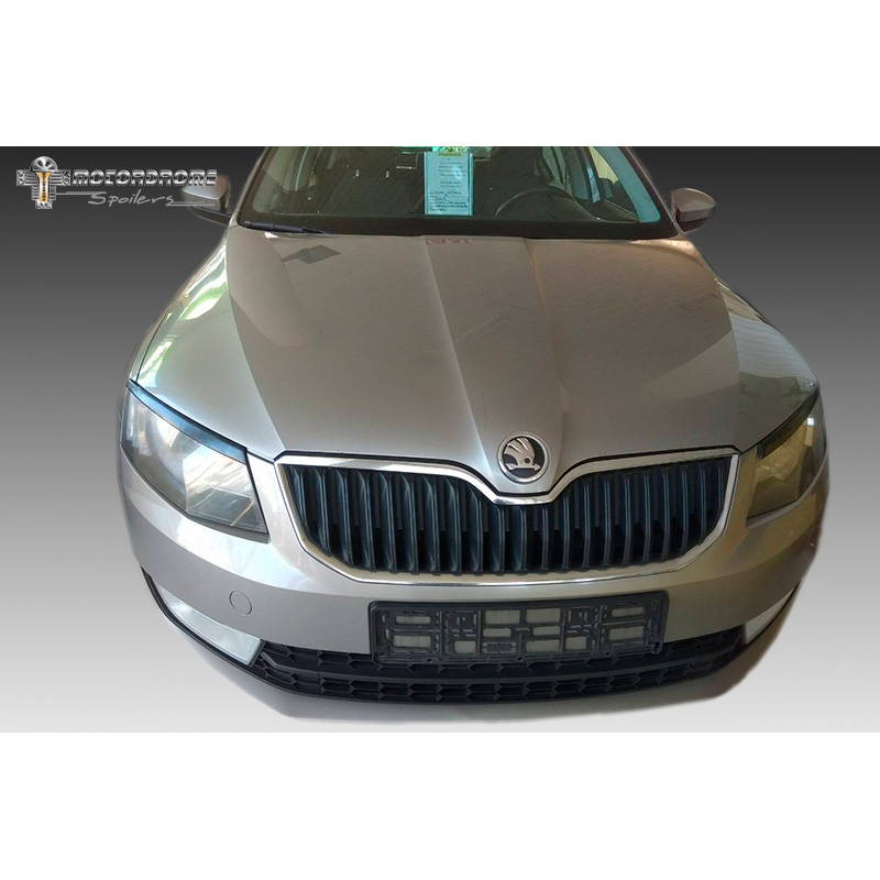 Koplampspoilers  Skoda Octavia III Sedan/Kombi 2013-2017 (ABS)