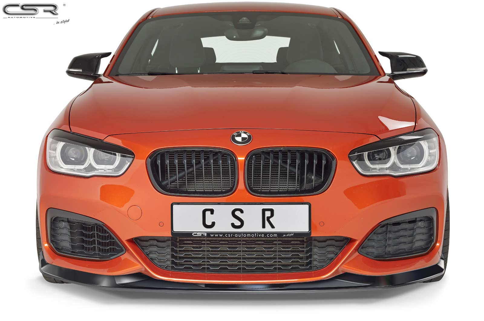 Voorspoiler BMW 1 Serie F20/F21 Glans Zwart