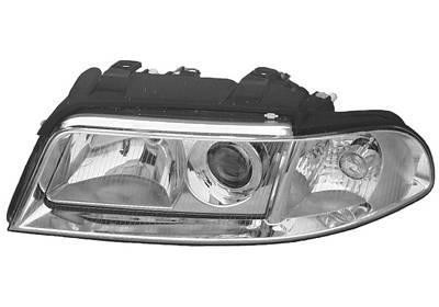 koplamp, Valeo, H7+H7, links Audi A4, 1999-2000