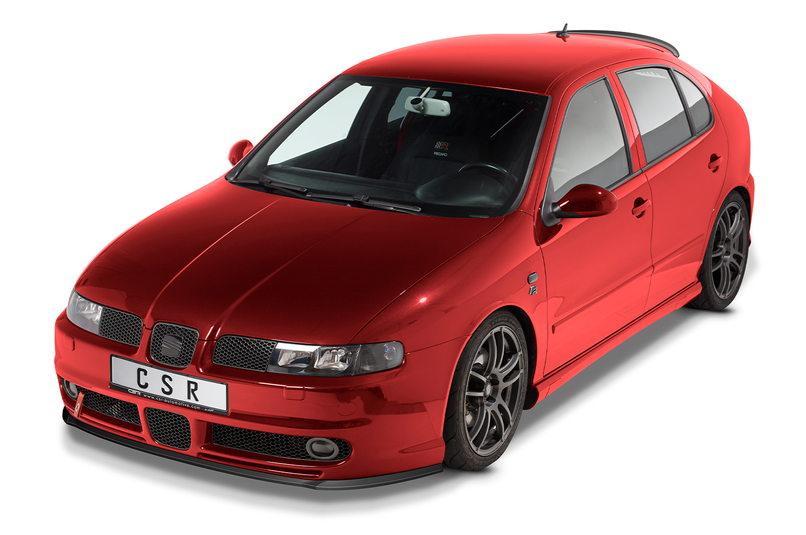 Spoiler Seat Leon 1 (Typ 1M1) Cupra/ FR CSR glans Zwart
