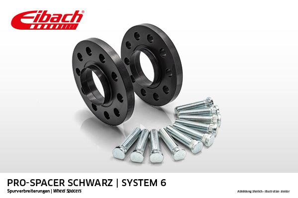 Pro Spacers Porsche 968 968 Cabrio 06.91-11.95 5x130 7mm Eibach Black