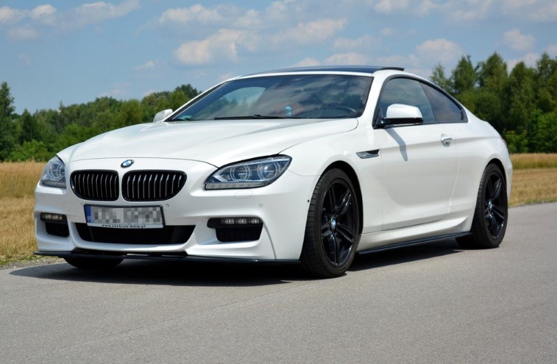 Zijskirts Diffusers BMW 6 F13 M-PACK Glanzend Zwart