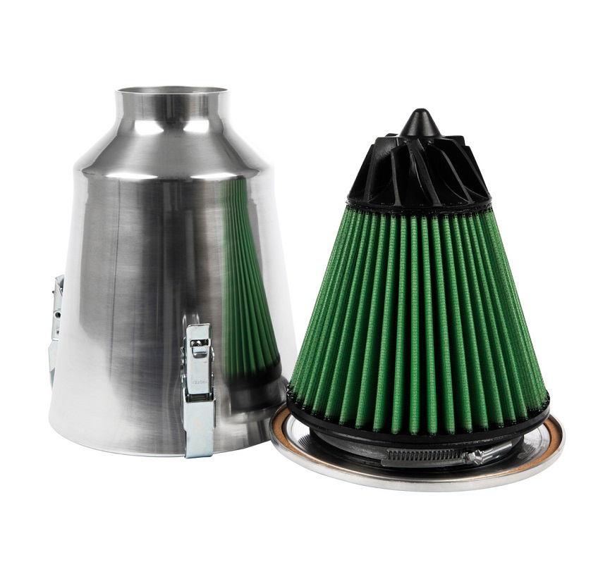 GREEN Twister filter 65mm flens Alu