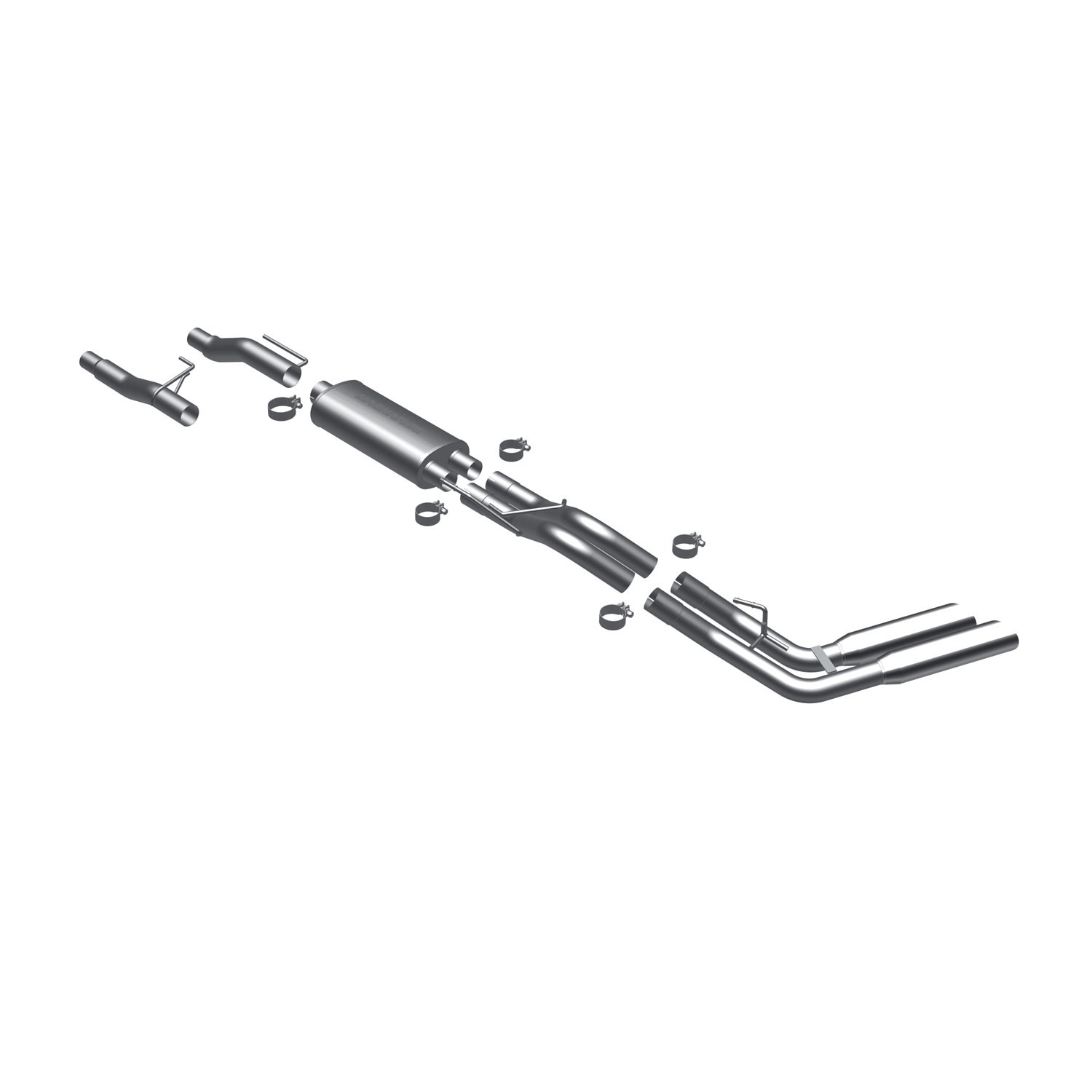 Ford Cat-Back 09 F-150 EC-CC dual same sd Magnaflow Cat-Back