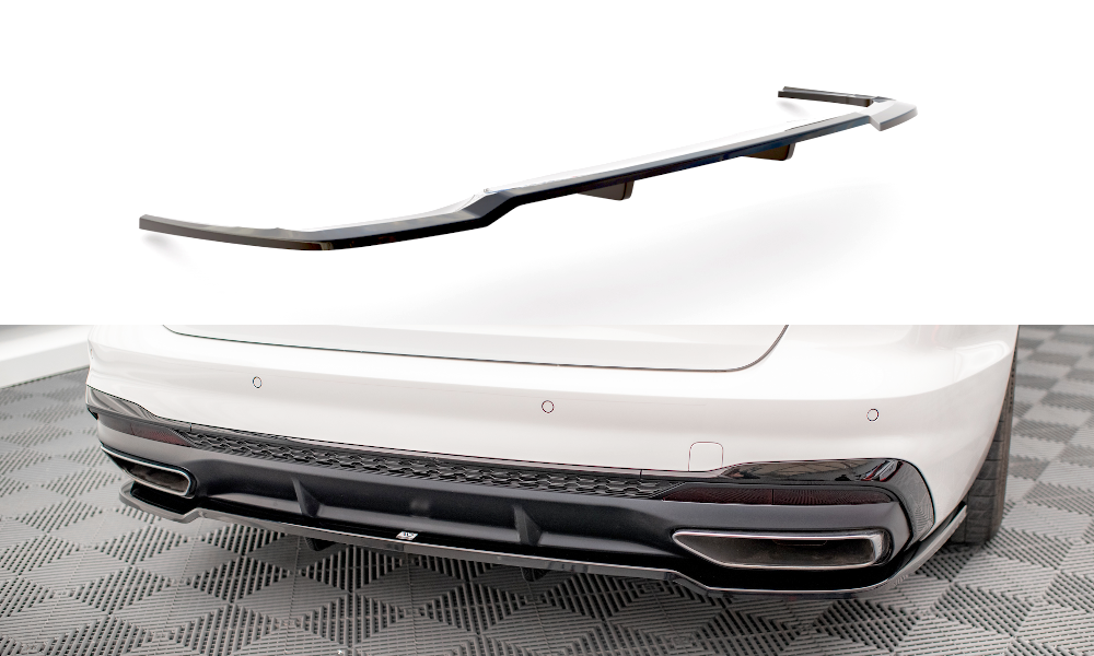 Diffuser Audi A4 B9 Facelift S-Line Maxton Glans Zwart
