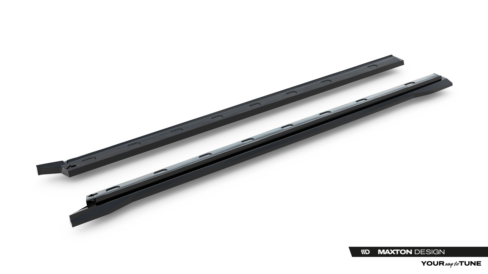 Side Skirts Diffusers Omoda 9 Mk1 Maxton Glanzend Zwart
