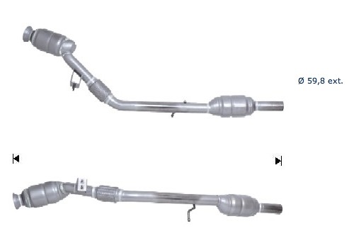 Mercedes VITO 109TD CDI 2148 cc 65 Kw / 88 cv 646983 Magnaflow C