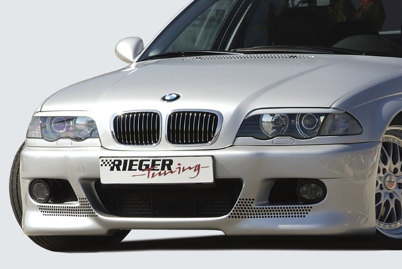 Voorbumper BMW E46 Compact M3-Look Rieger met extra koel opening