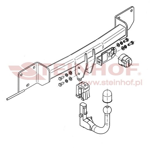 Trekhaak BMW 1 Serie 2D Coupe (E82) (excl. 135i) 2007-2011