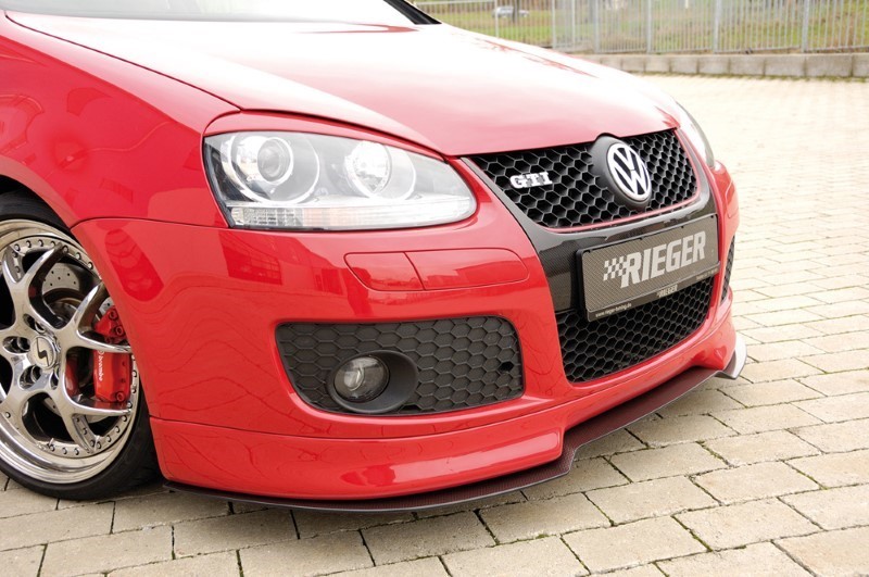 Spoilerzwaard Carbon voor voorspoilerlip VW Jetta 1 08.05- Riege