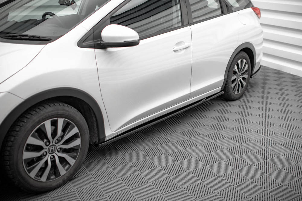 Zijskirts Honda Civic Tourer MK9 Maxton Glans Zwart