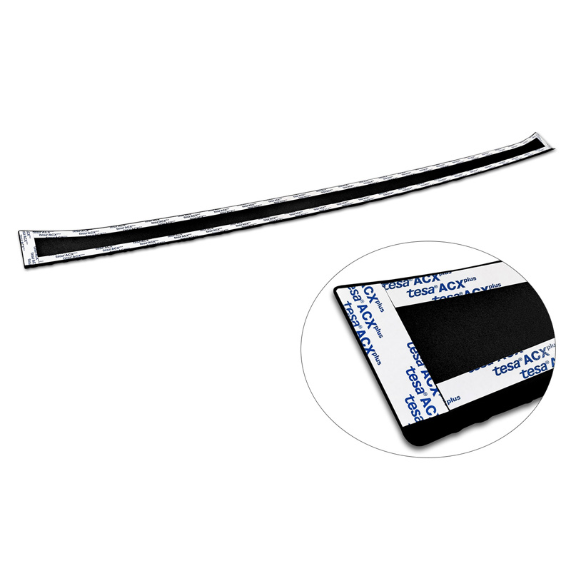 Matzwart Aluminium Achterbumperprotector  Mercedes Sprinter III 2018- 'Riffled plate'