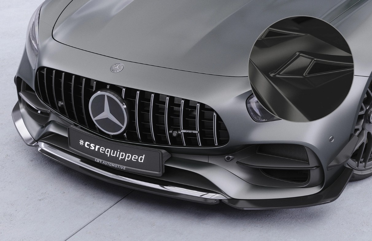 Voorspoiler Merecedes Benz AMG GT (190) CSR Glans Zwart