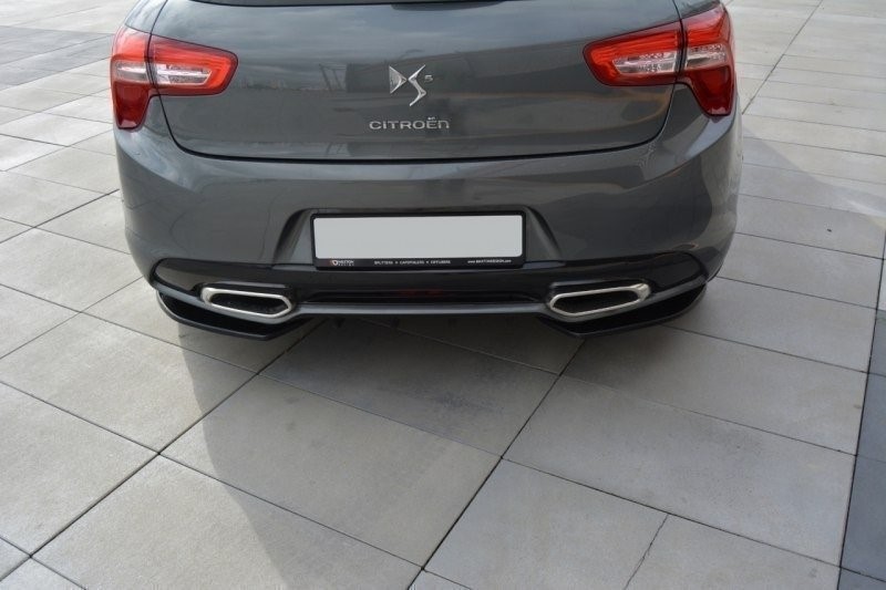Achterzij Spoilers Citroen DS5 Facelift Glanzend Zwart