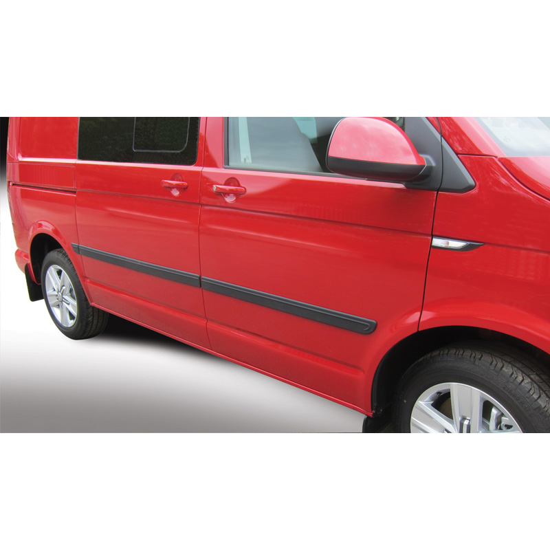 RGM Set Zijlijsten  Volkswagen Transporter T6 2015- Korte wielbasis Zwart