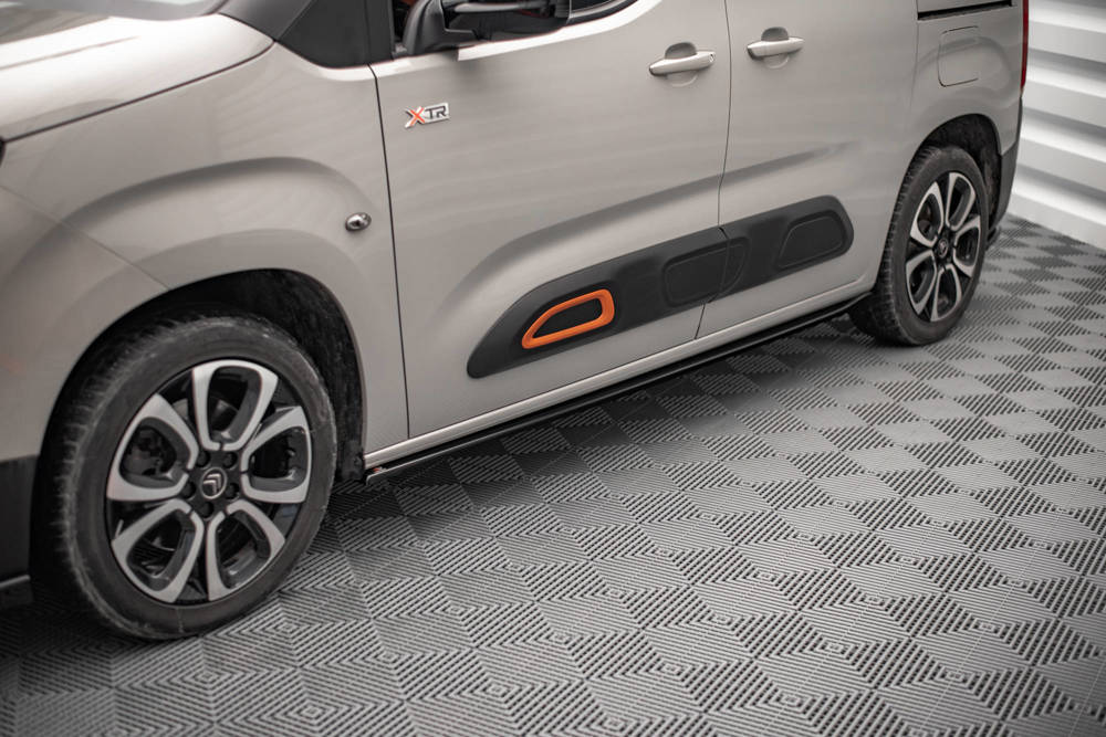 Zijskirts Citroen Berlingo MK3 Maxton Glans Zwart