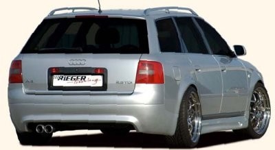 Achterbumper Diffusor met PDC Audi A6 4B Avant 07.01 Rieger