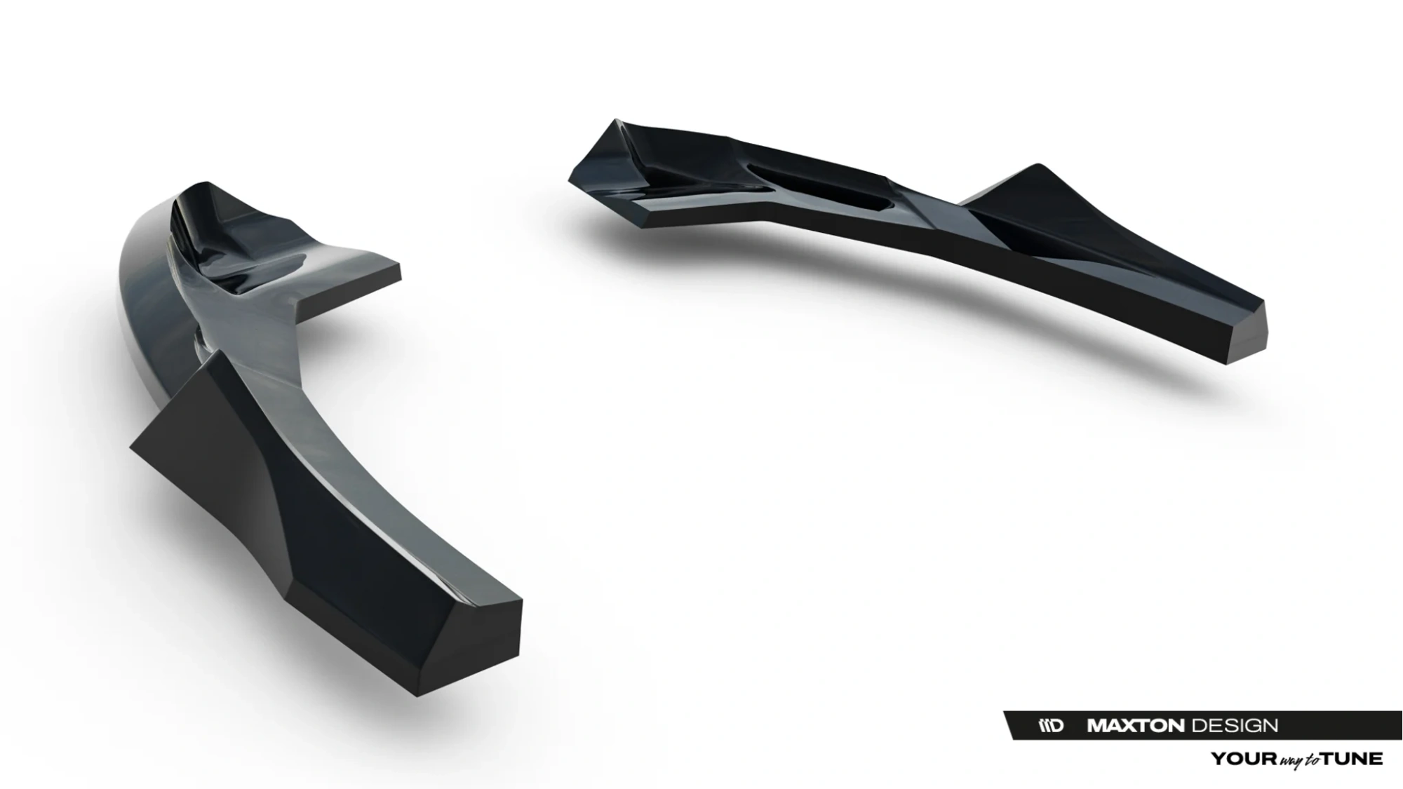 Zij-Diffuser Audi RS3 Sedan 8Y Facelift Maxton Glans Zwart V.3