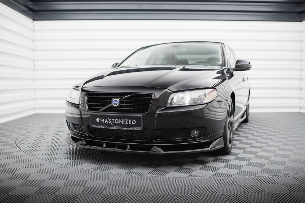 Voorspoiler Volvo S80 Maxton Glans Zwart