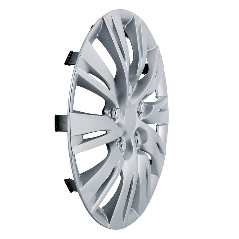 4-Delige Wieldoppenset Ohio 15-inch zilver