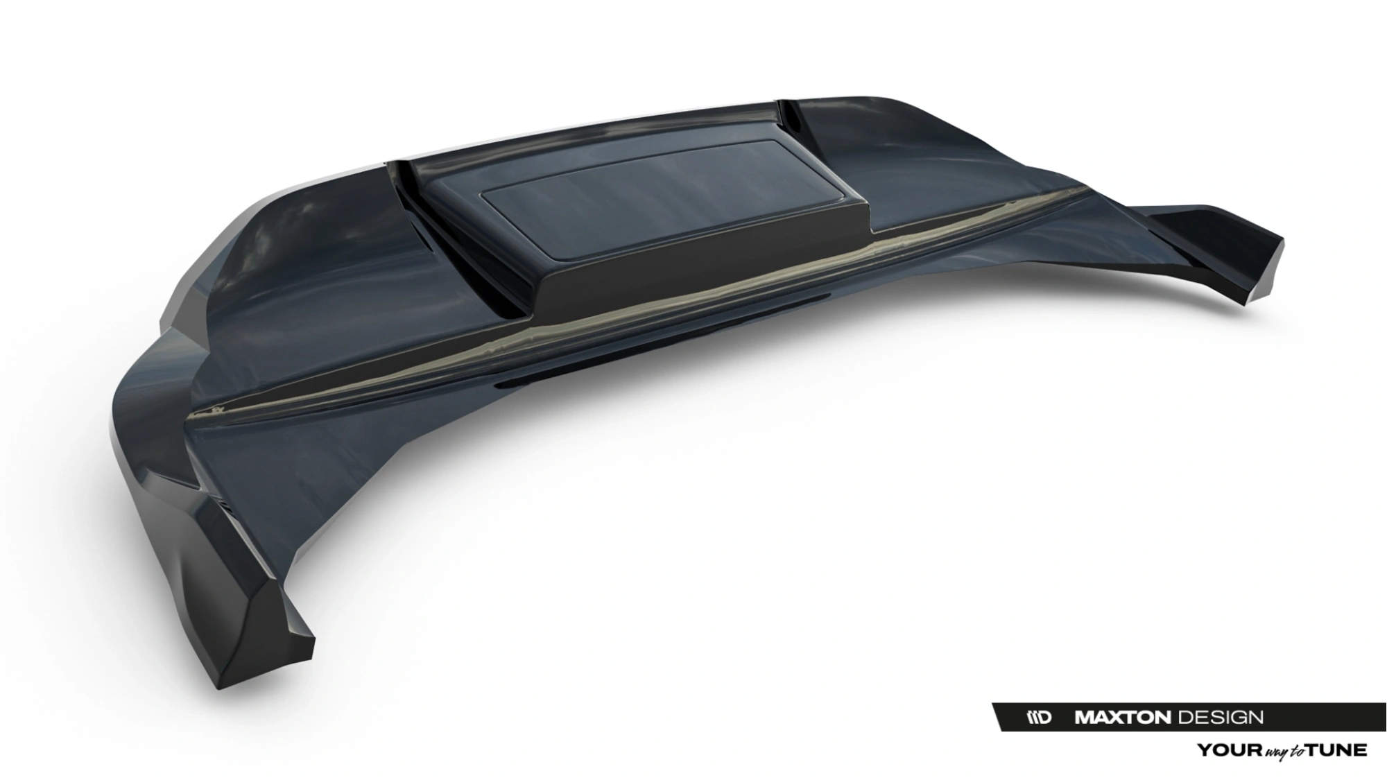 Diffusor Audi Q6 e-tron Standard / S-Line / SQ6 e-tron SUV & Sportback Mk1 (2023–heden) – Glans Zwart