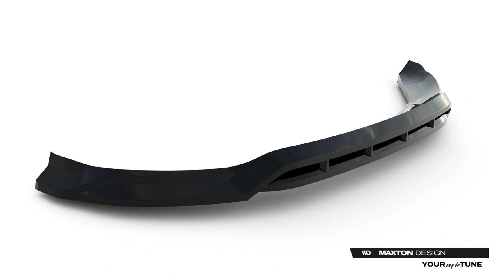 Voorspoiler Jeep Grand Cherokee L Mk5 Glanzend Zwart
