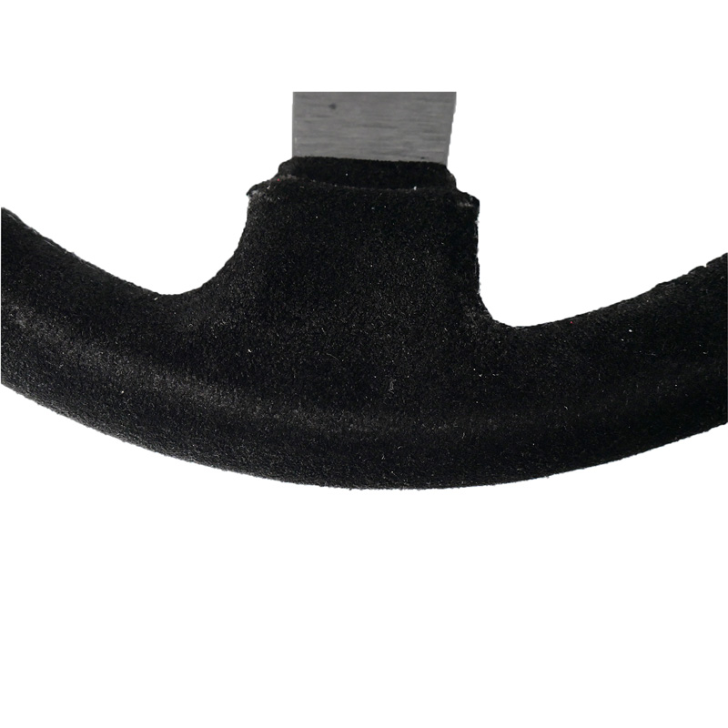 Simoni Racing Universeel Sportstuur Carrera - Zwart Suède - Diameter 320mm