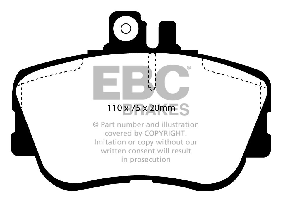 EBC Brakes MERCEDES C-Class (W202) C220 D Station 97-2001 Remblo
