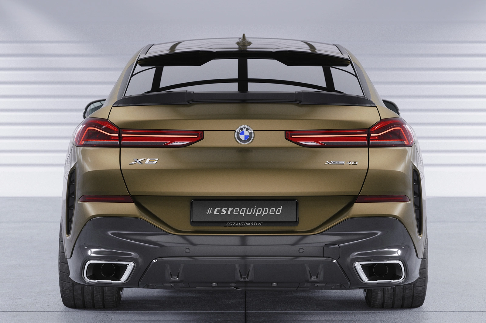 Achterspoiler BMW X6 (G06) glans zwart 2019–
