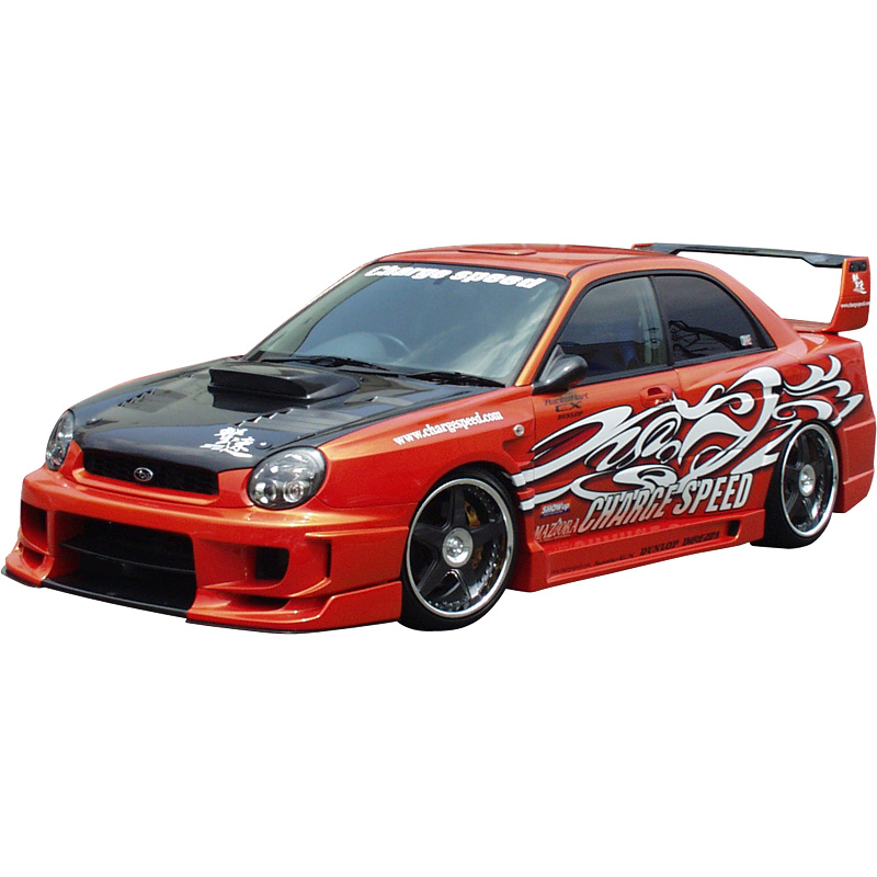 Chargespeed Voorbumper  Subaru Impreza GD# (A/B) Type2 + straight flap