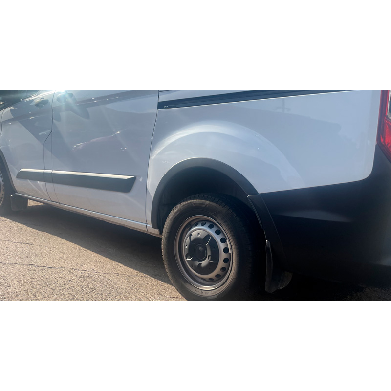RGM Spatbordverbreders  Ford Transit Custom 2018-2023 - Zwart