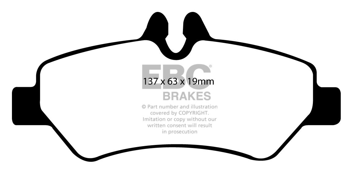 EBC Brakes MERCEDES BEDRIJFSWAGEN Sprinter 319D 3.0 TD 2009-.. R