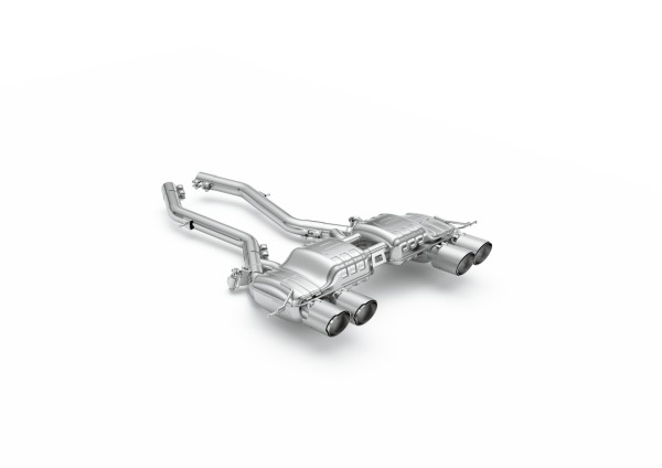Einddemper BMW M4 Series Coupe exhaust Systems Aluminum Brushed