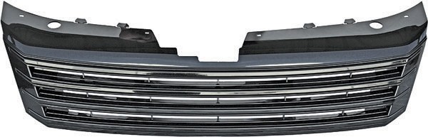 Embleemloze grill VW Passat B7 2010- Hoogglans Zwart