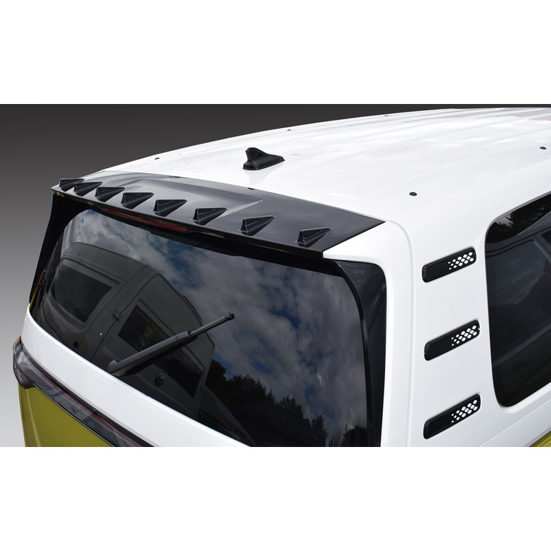 RGM Dakspoiler  Volkswagen ID.Buzz 2022- (Bus/Cargo) (modellen met achterklep) - Zwart (ABS)