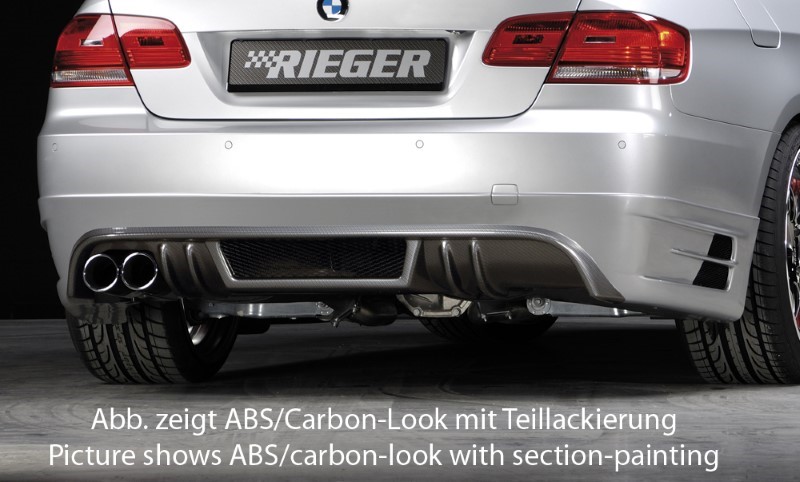 Achterbumper Diffusor Carbon BMW E92 alleen 335i niet duplex Coupe Rieger