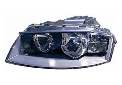 koplamp, H7+H7, elektr verstelb, incl stelmotortje, links Audi A