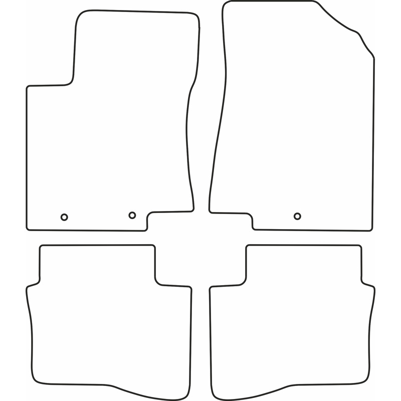 Automatten  Kia Rio 2011-2015