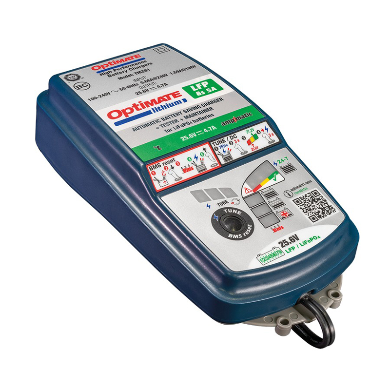 OptiMate Lithium 8s 5-Amp Acculader / tester / onderhouder