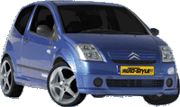 Zijskirts Citroen C2 PU-Rim