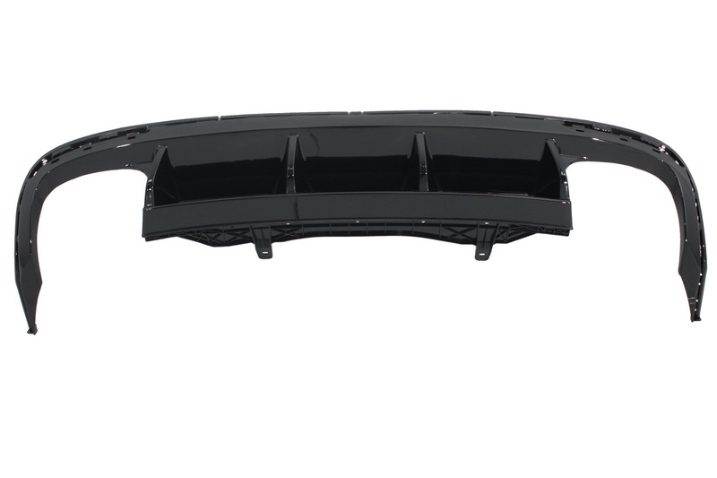 Diffuser VW Passat CC (2012-2017) R Line Design Glans Zwart