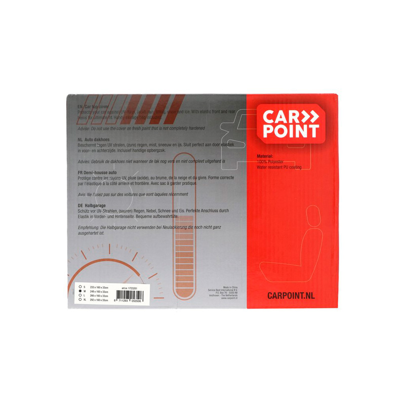 Carpoint Dakhoes Polyester M 248x160x33cm