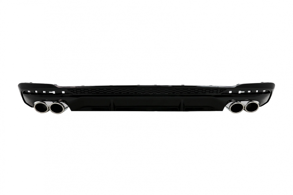Diffuser Audi A4 B9 8W FL S-Line 2020- S4 Look Glans Zwart