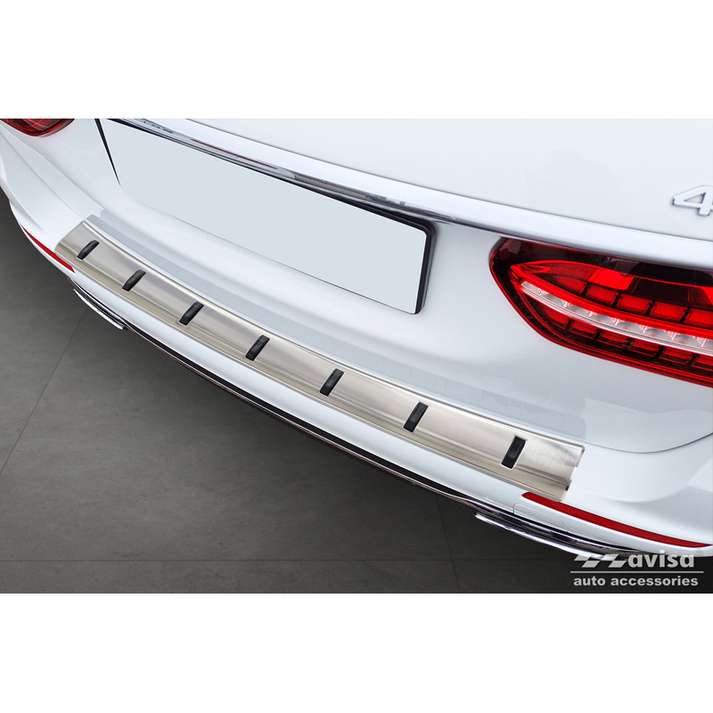 Avisa RVS Achterbumperprotector  Mercedes E-Klasse Estate S213 2016-2023 (incl. E53 AMG) 'STRONG EDITION'