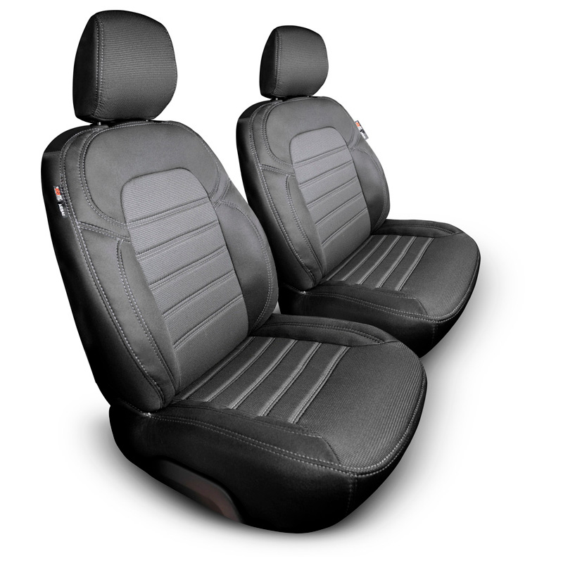 otoM Original Design Stoffen Stoelhoezenset 1+1  Volkswagen Transporter T7 2024- (armsteunen aan beide stoelen)