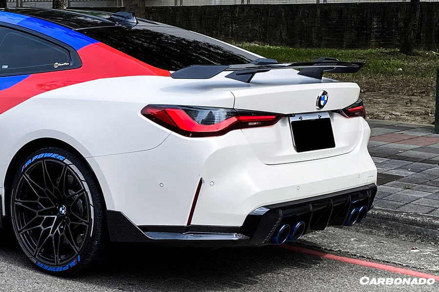 BMW M3 G80 MP Style Carbon Fiber Diffuser met Canards 2021-UP